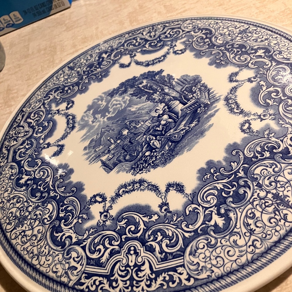 Spode - The Blue Room Collection . Continental Cake Plate